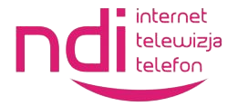 NDI  Internet Tychy, Telewizja, Telefon, Szybcy i światłowodowi. Logo